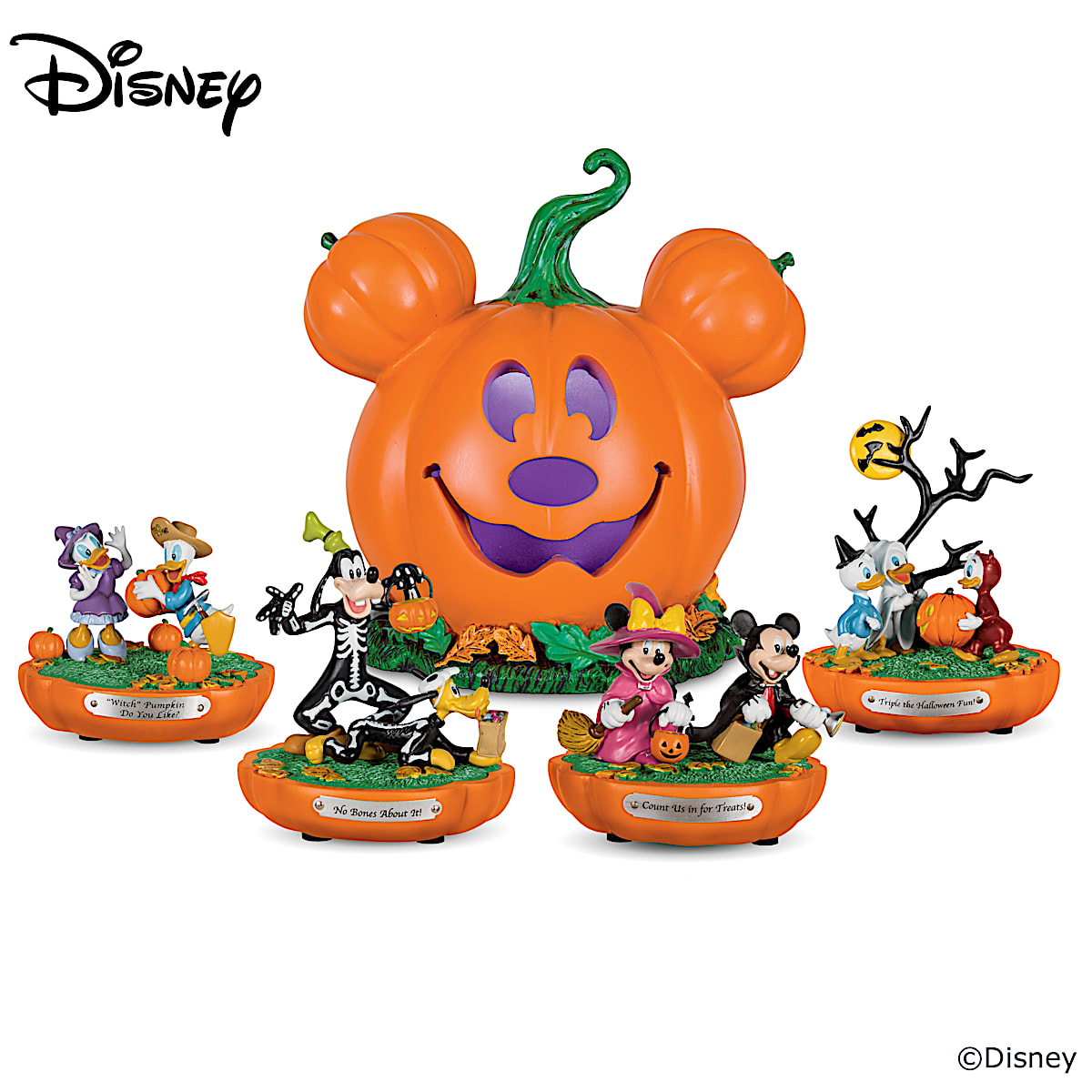 Disney Mickey Mouse & Friends Spooktacular Fully-Sculpted Illuminated(00)